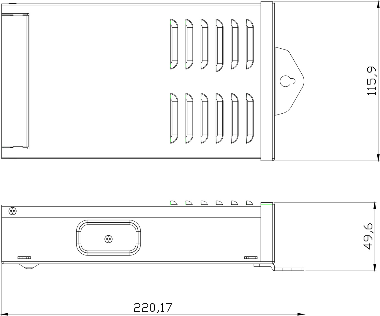 自冷灌胶防雨 300W 24V